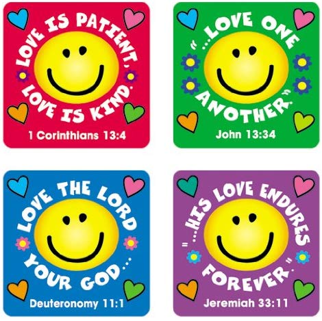 Carson Dellosa Christian Love Verses Stickers (0655)