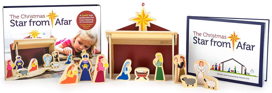 The Christmas Star from Afar Advent Calendar - Christmas Advent Nativity For Kids - Great Christian or Catholic Gift For Children