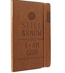 brown prayer journal