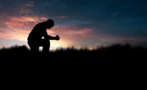 Prayers for protection - man praying