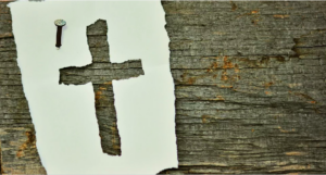 Good Friday quotes - cross mark on paper