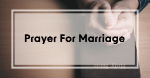 prayer for marriage