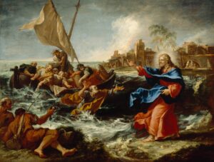 Apostles vs. disciples: Jesus and the disciples in the middle of a storm