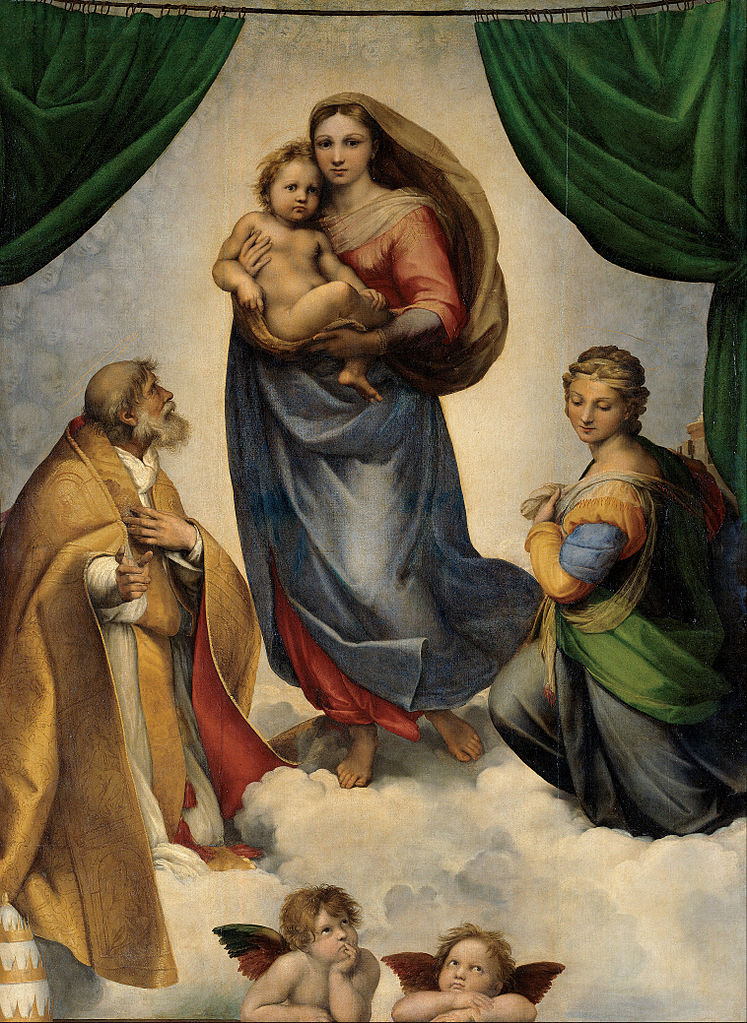 The Sistine Madonna, Raphael, Christian Art, Renaissance