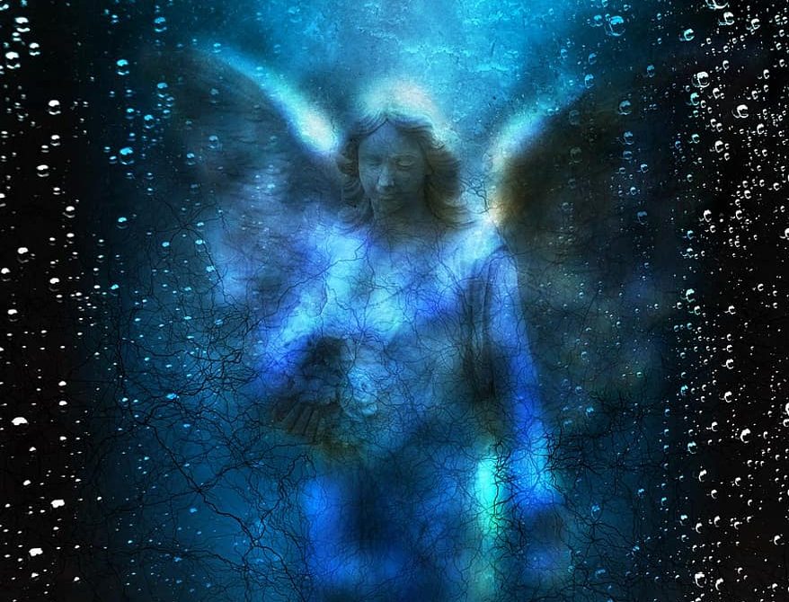 Angel spirit, blue angel