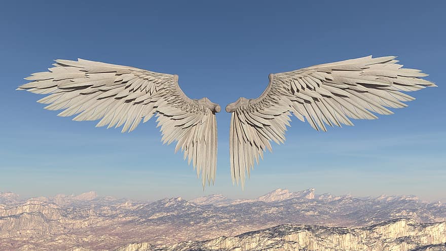 angel wings, Biblical angels