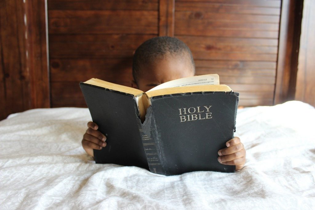 Bible, Reading, Boy