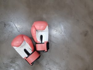 pink boxing gloves