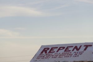 repent signage