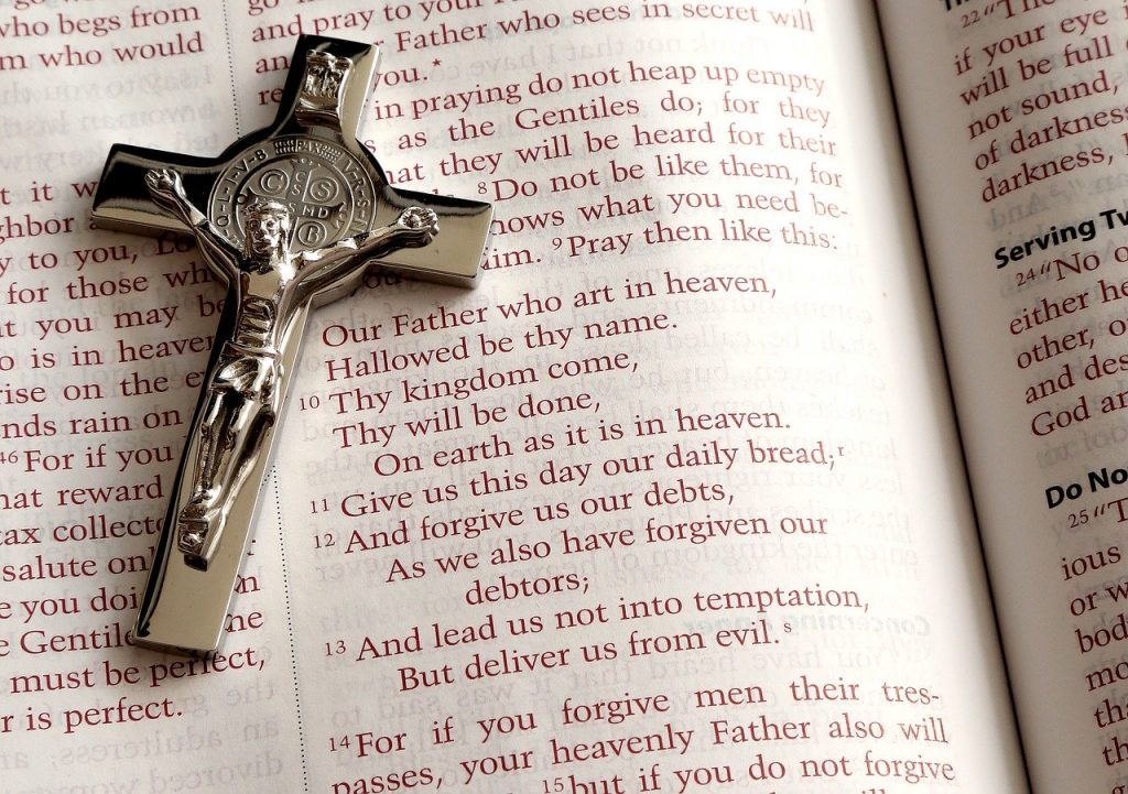 Cross, Bible, The Lord's Prayer
