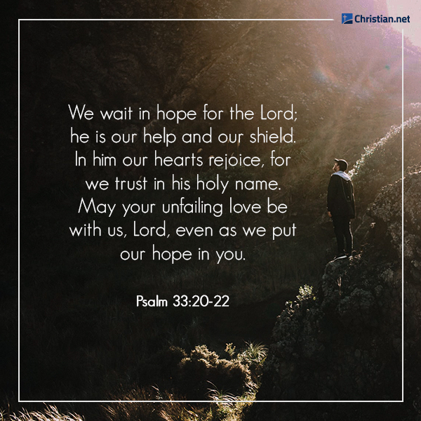 hopeful bible verses psalm 33