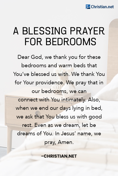 A House Blessing Prayer for Bedrooms