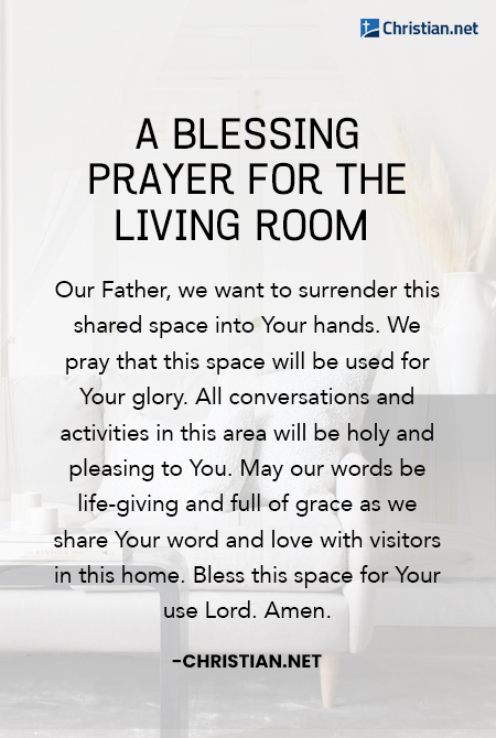 A House Blessing Prayer for the Living Room