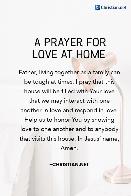 A Prayer for Love at Home