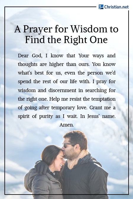 a love prayer for wisdom to find soulmate
