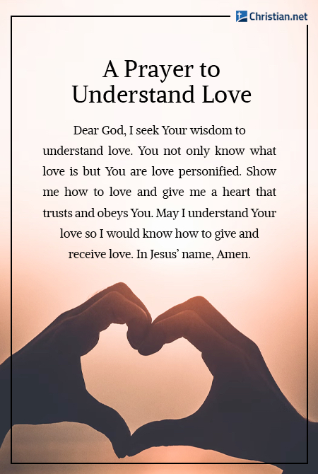 a prayer about love