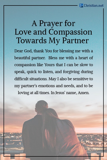 prayer for love and compassion towards my partner