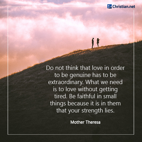 christian love quotes mother teresa