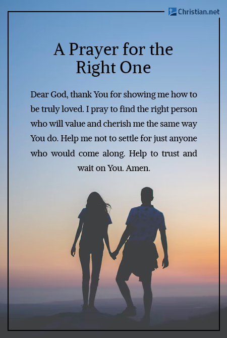 love prayer for the right one