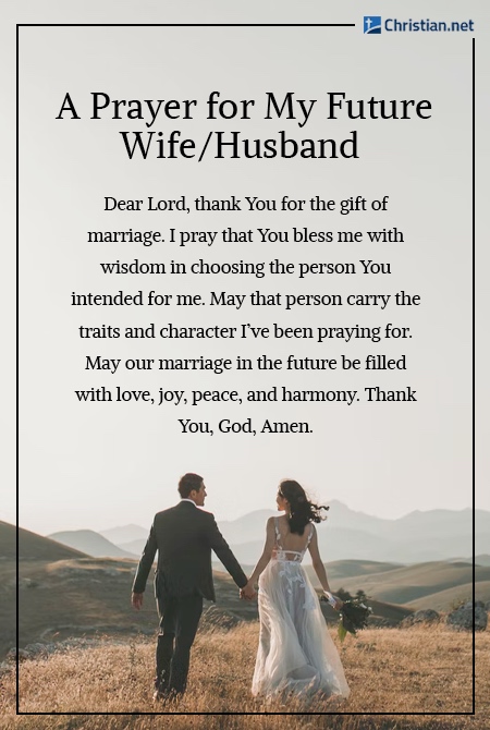 prayer for my future husband and wife