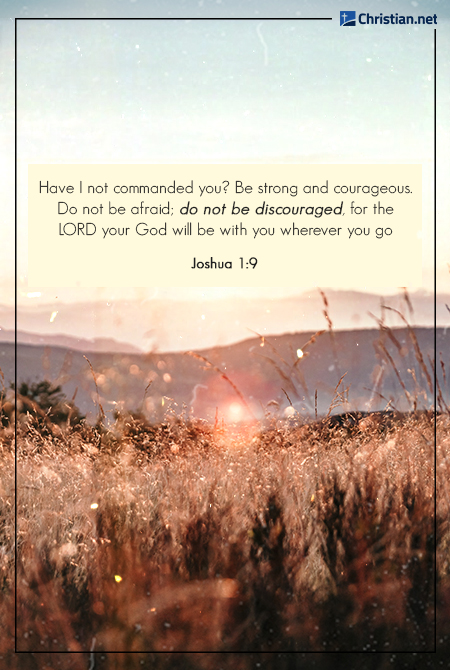 bible verse for courage and determination