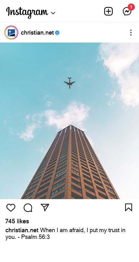plane and building, instagram caption for christians