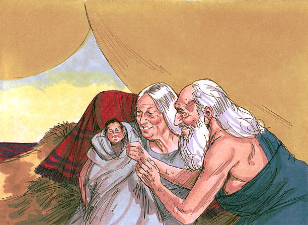 Abraham, Sarah, and Baby Isaac