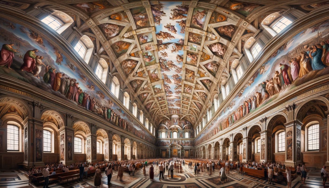 How Big Is The Sistine Chapel Ceiling