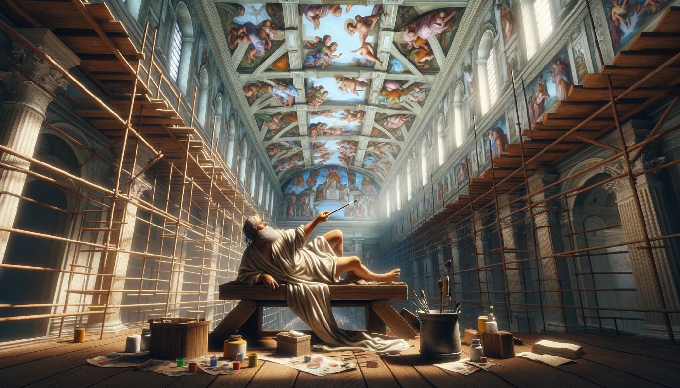 How Did Michelangelo Paint The Sistine Chapel