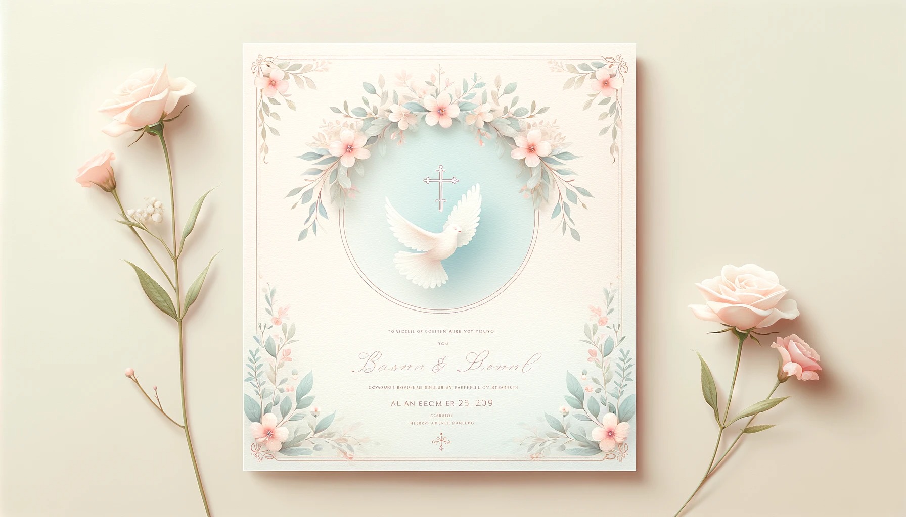 How To Make A Baptism Invitation Card