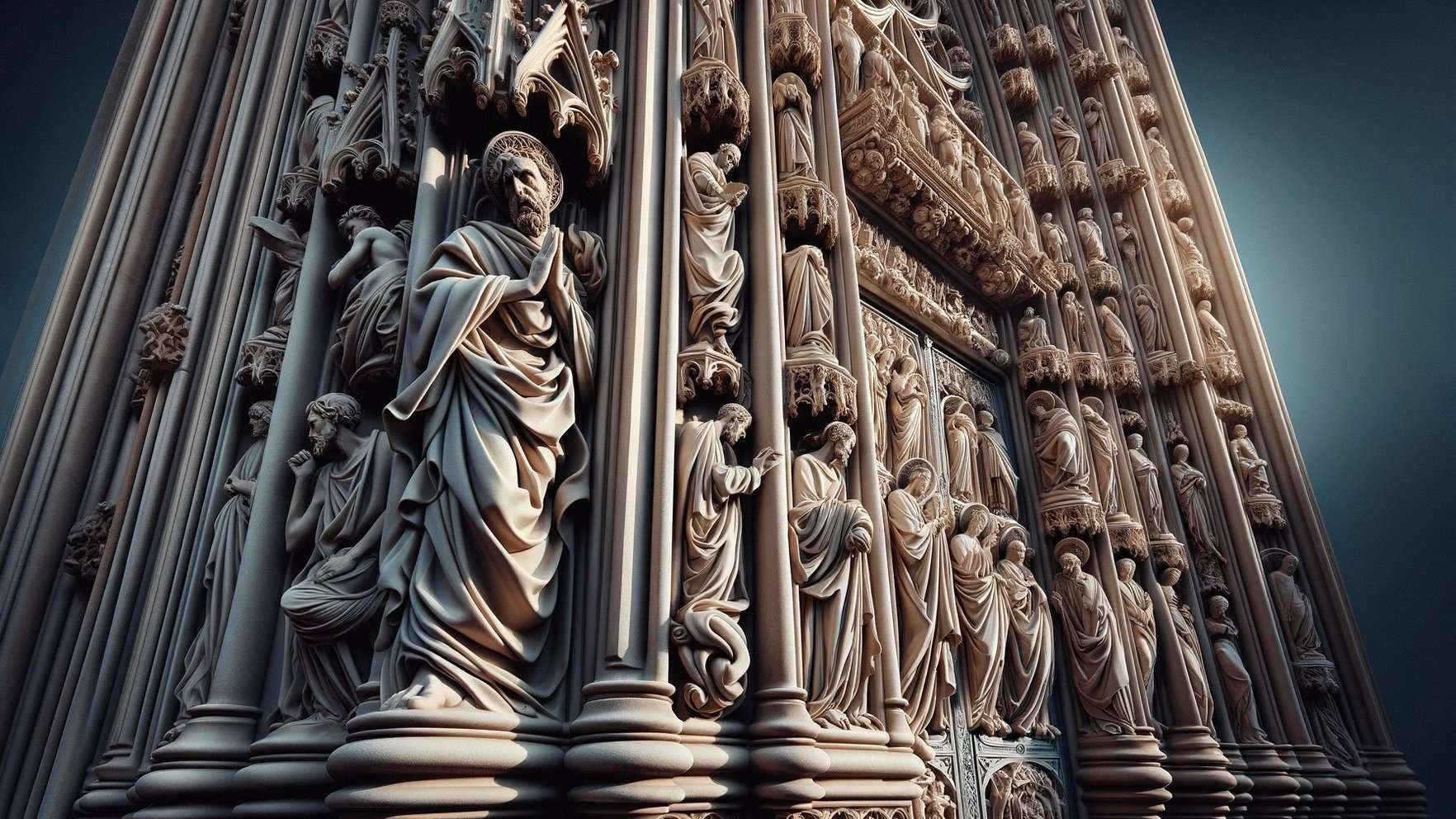 The Purpose Of The Detailed Sculptures Usually Found On The Exterior Of A Gothic Cathedral