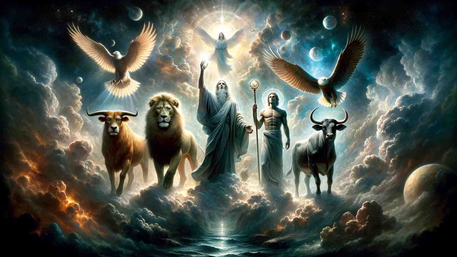 What Are The Four Creatures In The Book Of Revelation