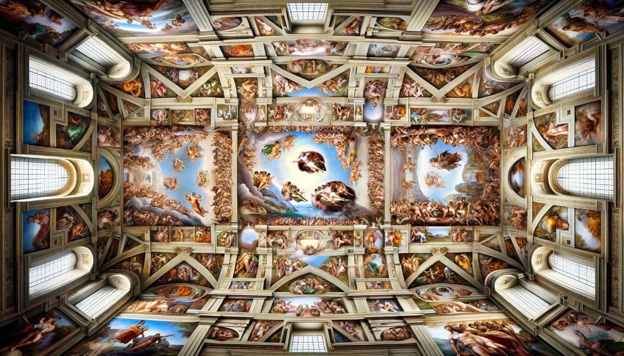 How Big Is The Sistine Chapel Ceiling Christian How Big Is The Sistine Chapel Ceiling Christian