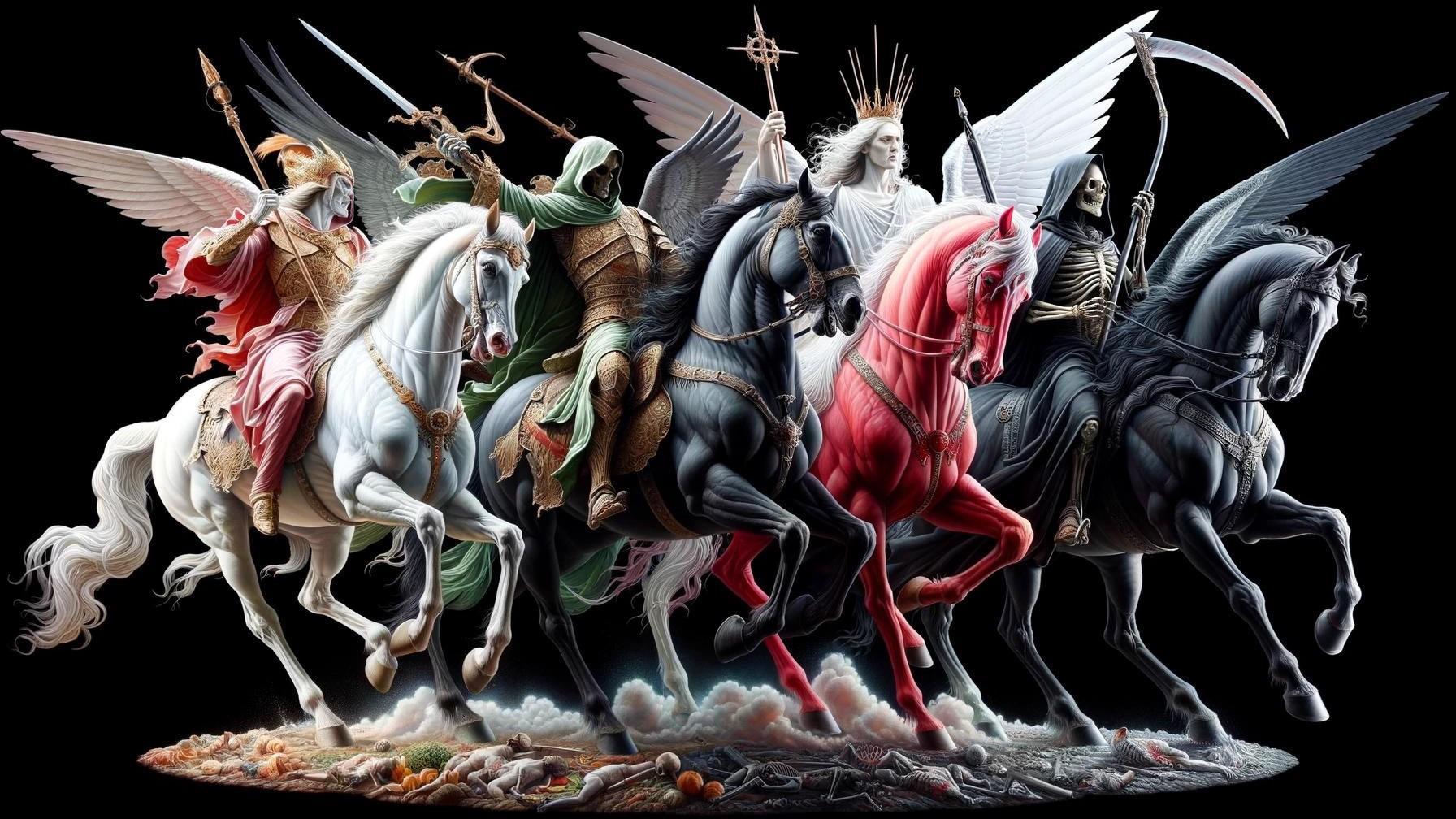 What Color Are The Four Horses In The Book Of Revelation