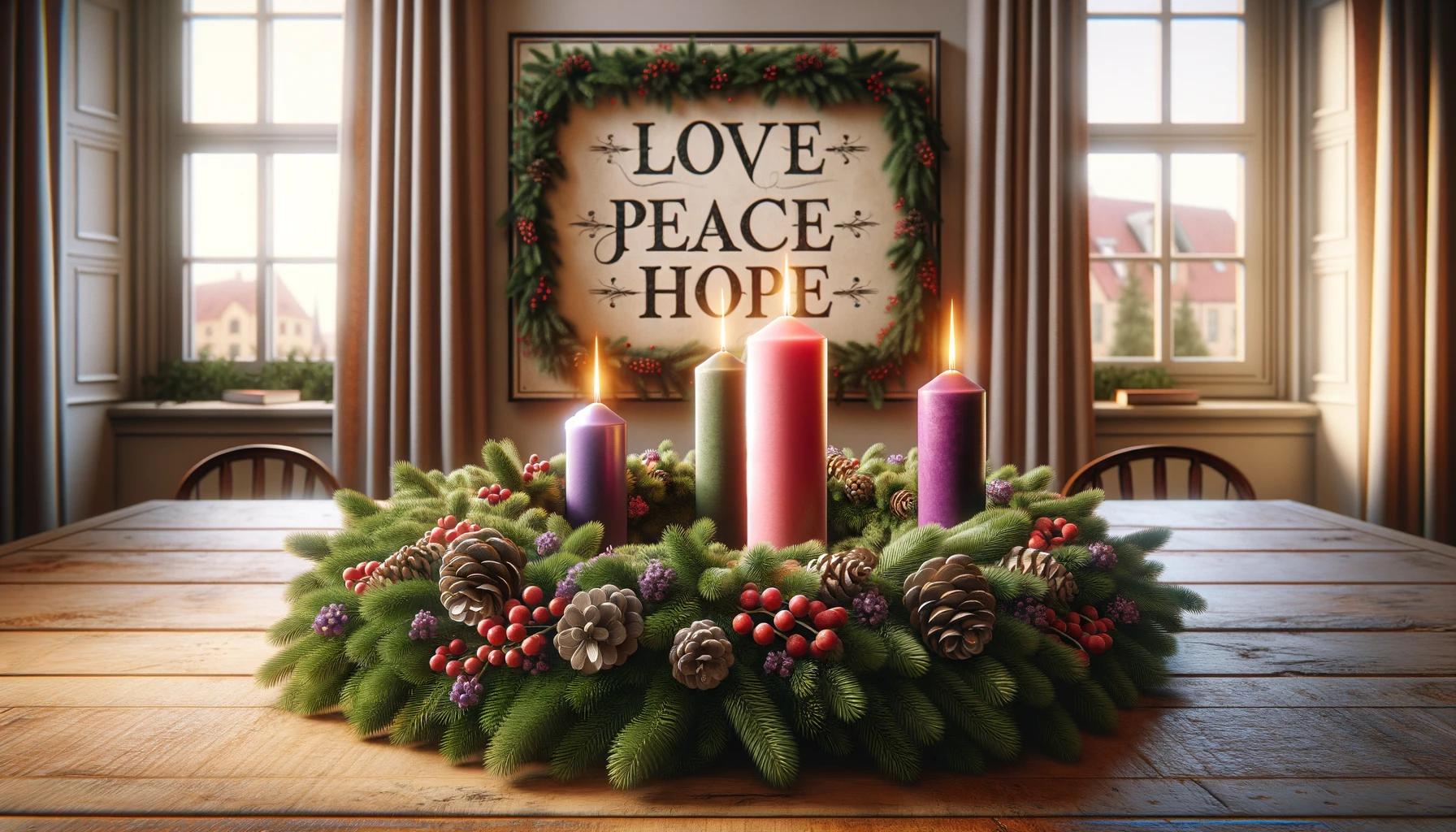 What Do Advent Wreath Candles Represent