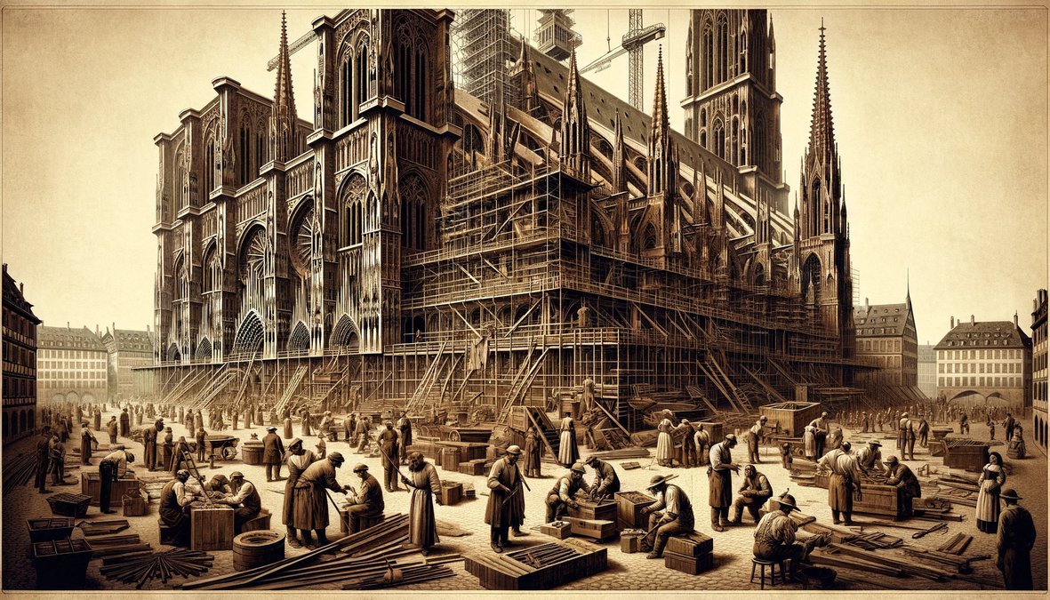 When Was The Strasbourg Cathedral Built