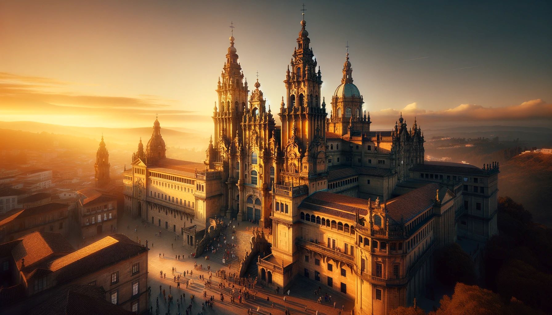 Calamita Frigorifero Santiago De Compostela 3D – Souvenir Spagna In Resina