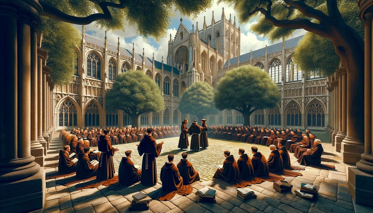 Which Order Of Monks Spread Catholicism Around The World And Built Universities?