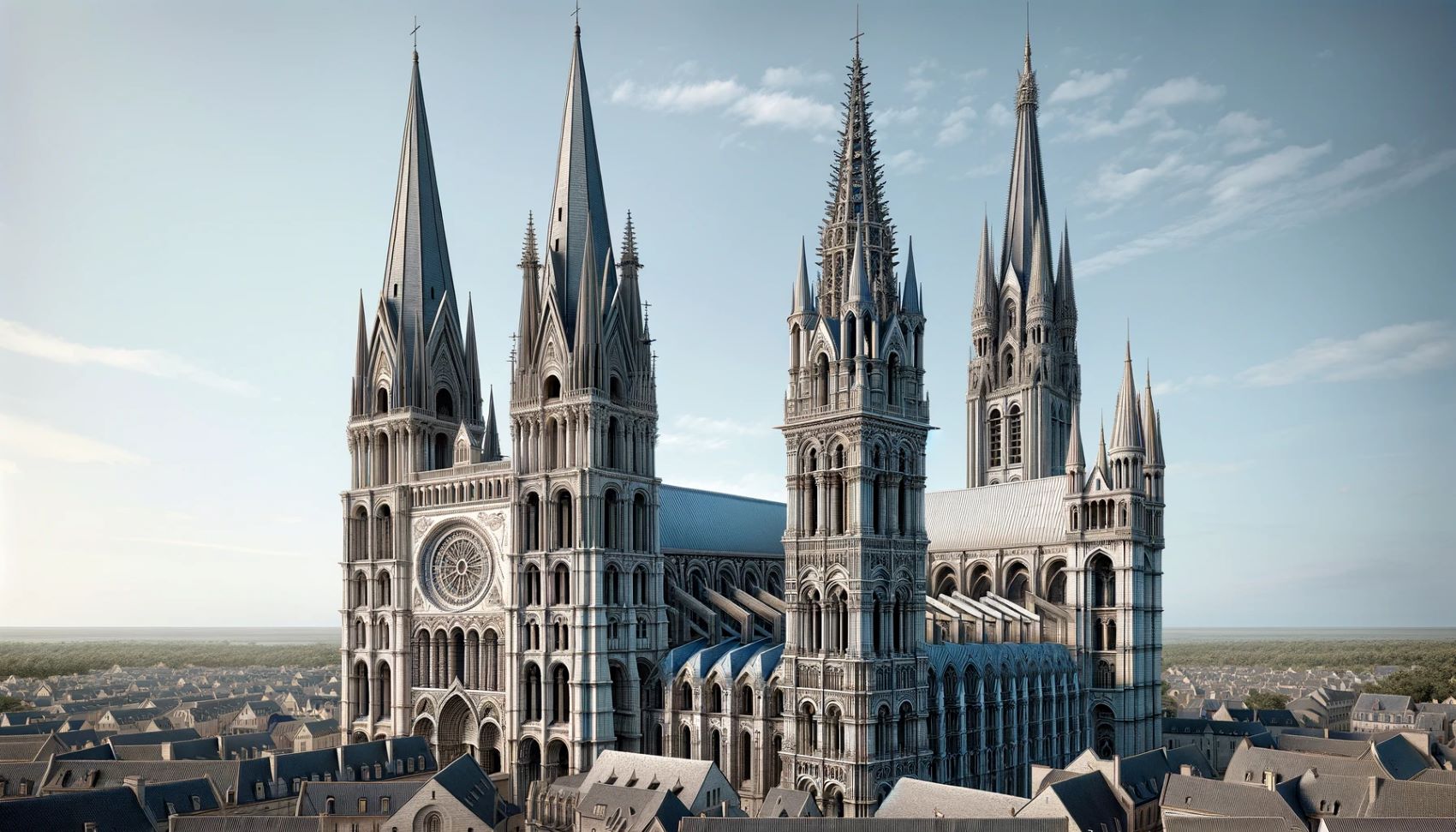 Why Are the Chartres Cathedral Spires Different