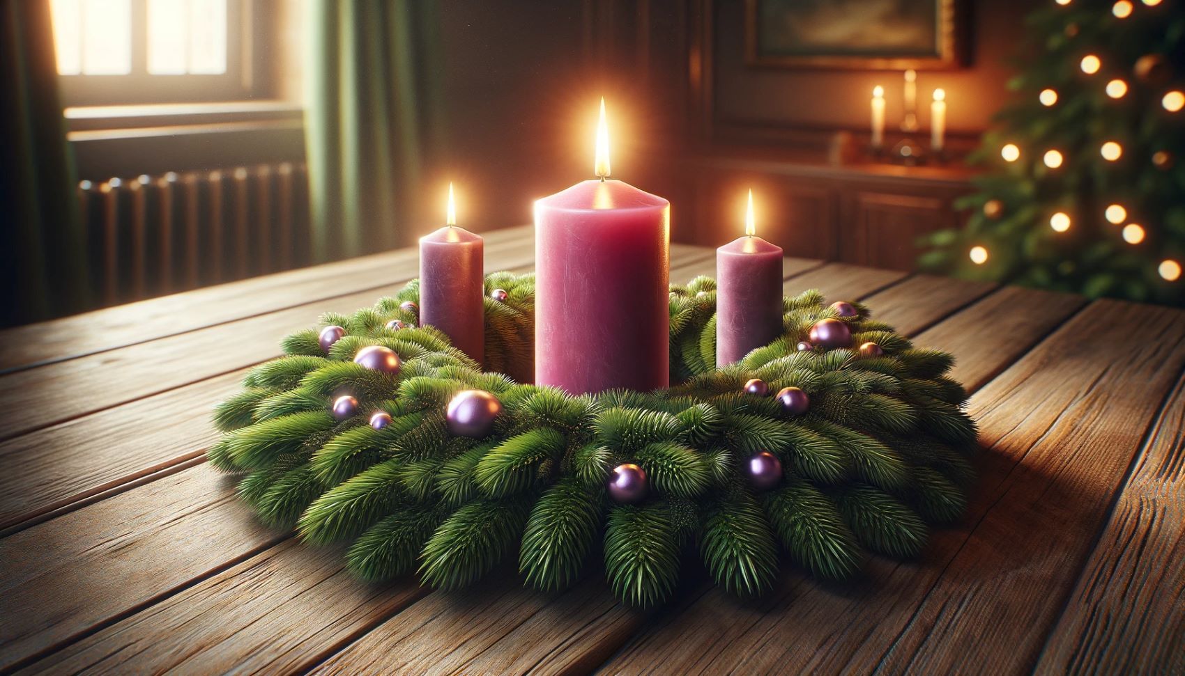 Why Is The Third Candle Pink On Advent Wreath