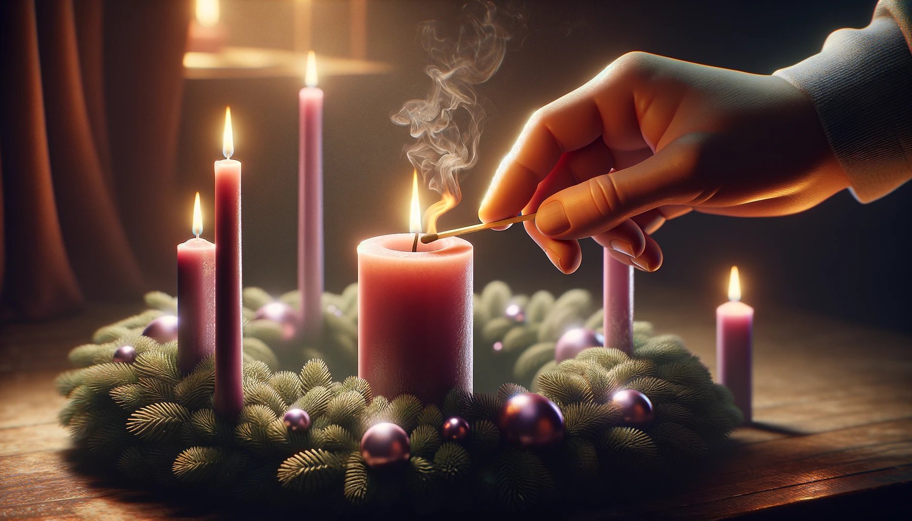 Why Pink And Purple Candles At Advent